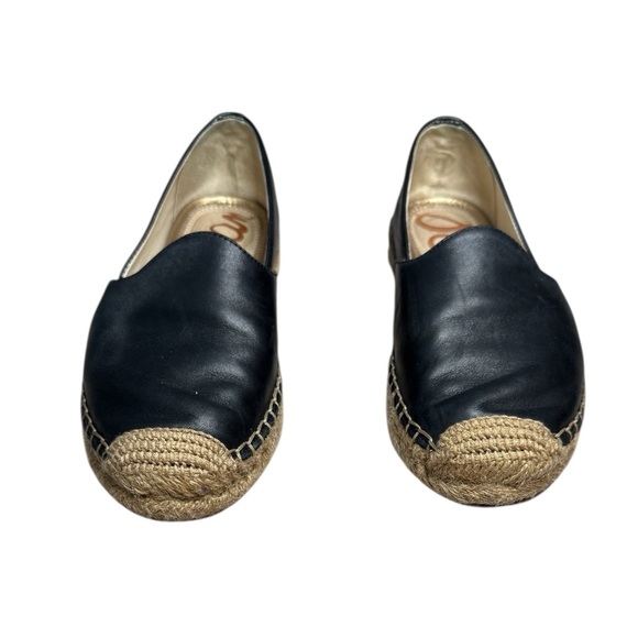 SAM EDELMAN Womens Black Cap Beef Rolled Kesia Platform Slip On Shoes Size 7.5 - Picture 8 of 8